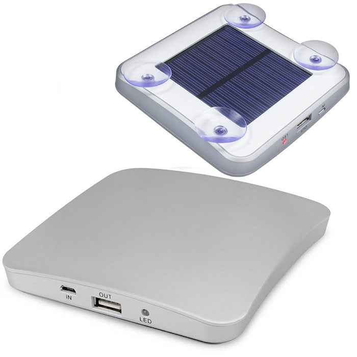 Solar-Powered Suction Portable Charger (Power Bank)