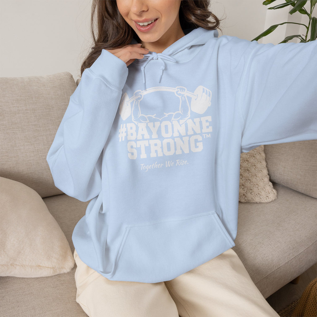 #BAYONNESTRONG™ Hoodie — "Together We Rise" Community Support Sweatshirt: A