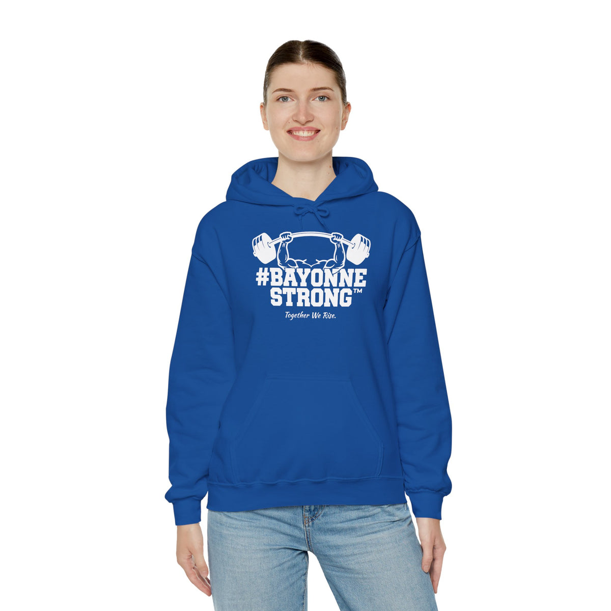 #BAYONNESTRONG™ Hoodie — "Together We Rise" Community Support Sweatshirt: A