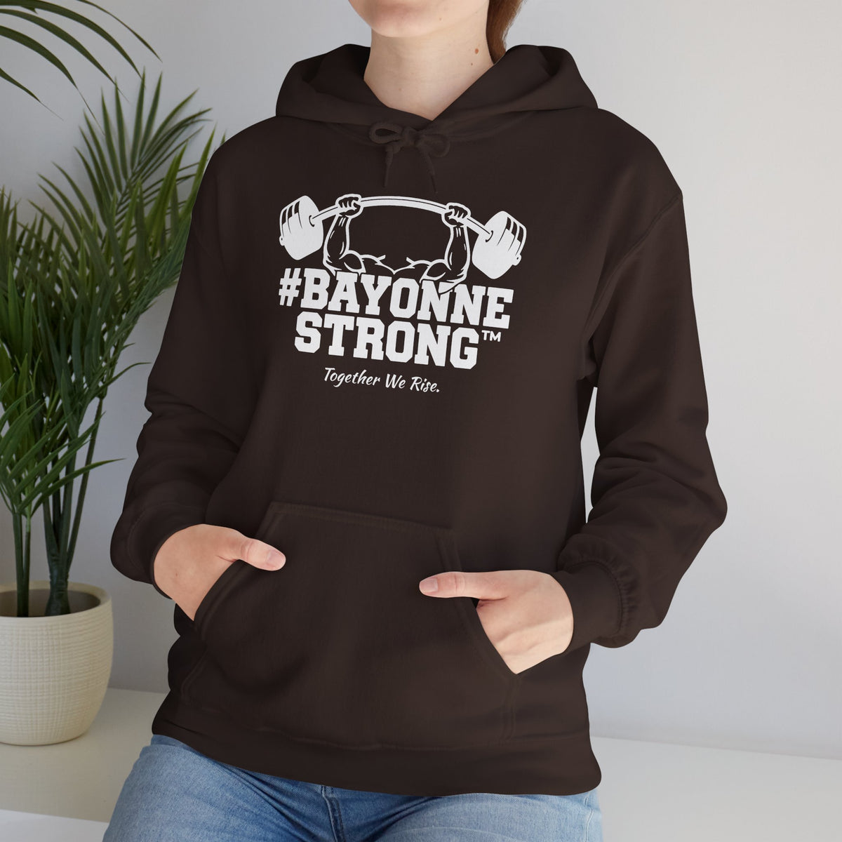 #BAYONNESTRONG™ Hoodie — "Together We Rise" Community Support Sweatshirt: A