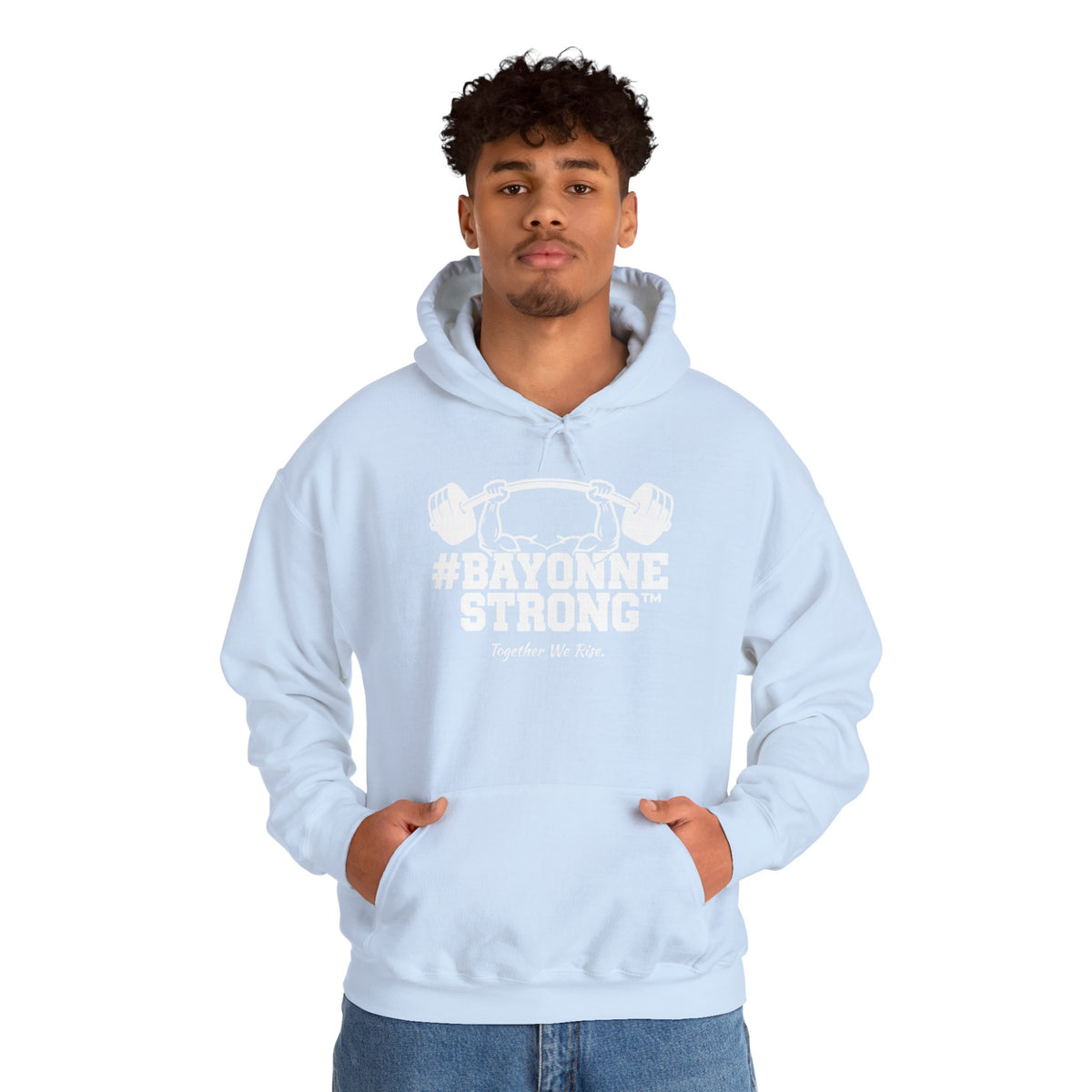 #BAYONNESTRONG™ Hoodie — "Together We Rise" Community Support Sweatshirt: A