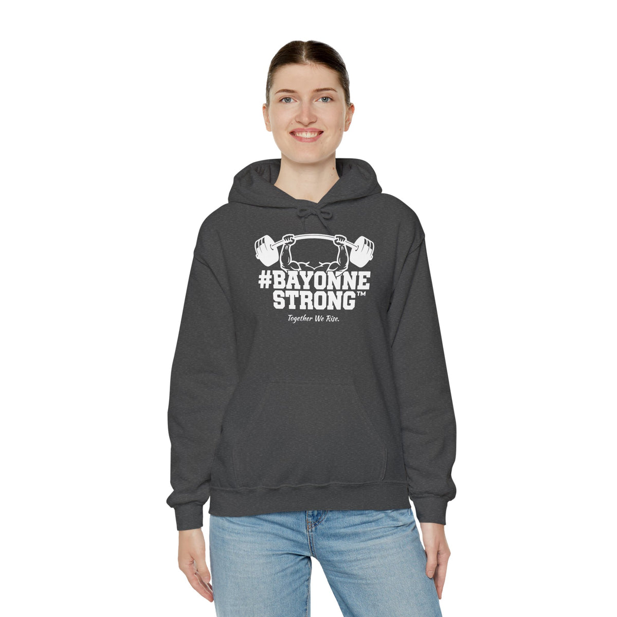 #BAYONNESTRONG™ Hoodie — "Together We Rise" Community Support Sweatshirt: A