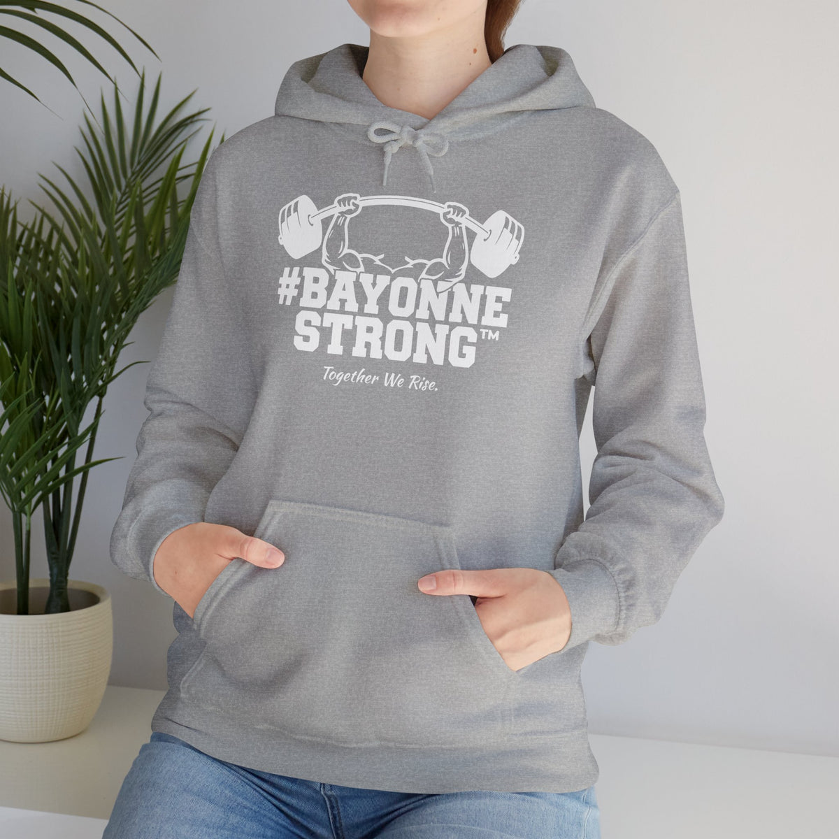 #BAYONNESTRONG™ Hoodie — "Together We Rise" Community Support Sweatshirt: A