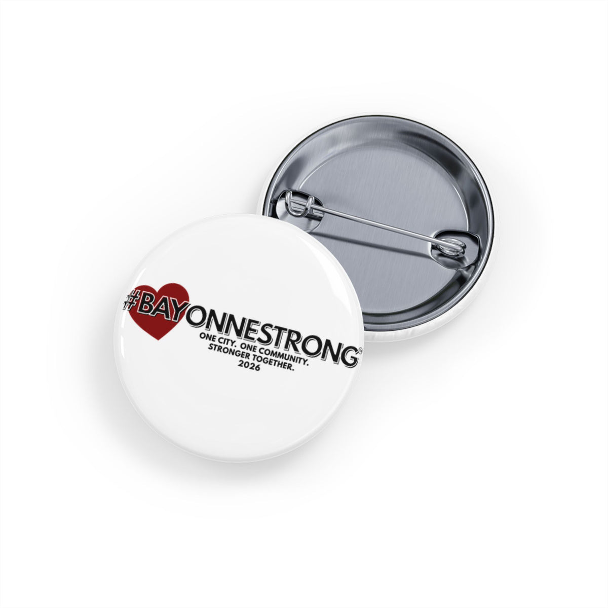 #BAYONNESTRONG™ Round Pins