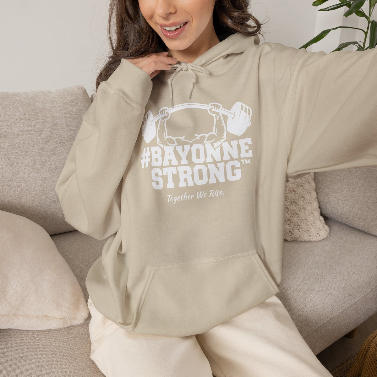#BAYONNESTRONG™ Hoodie — "Together We Rise" Community Support Sweatshirt: A
