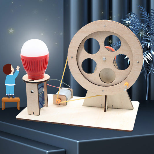 DIY Mini Hand Crank Generator Science Experiment Kit