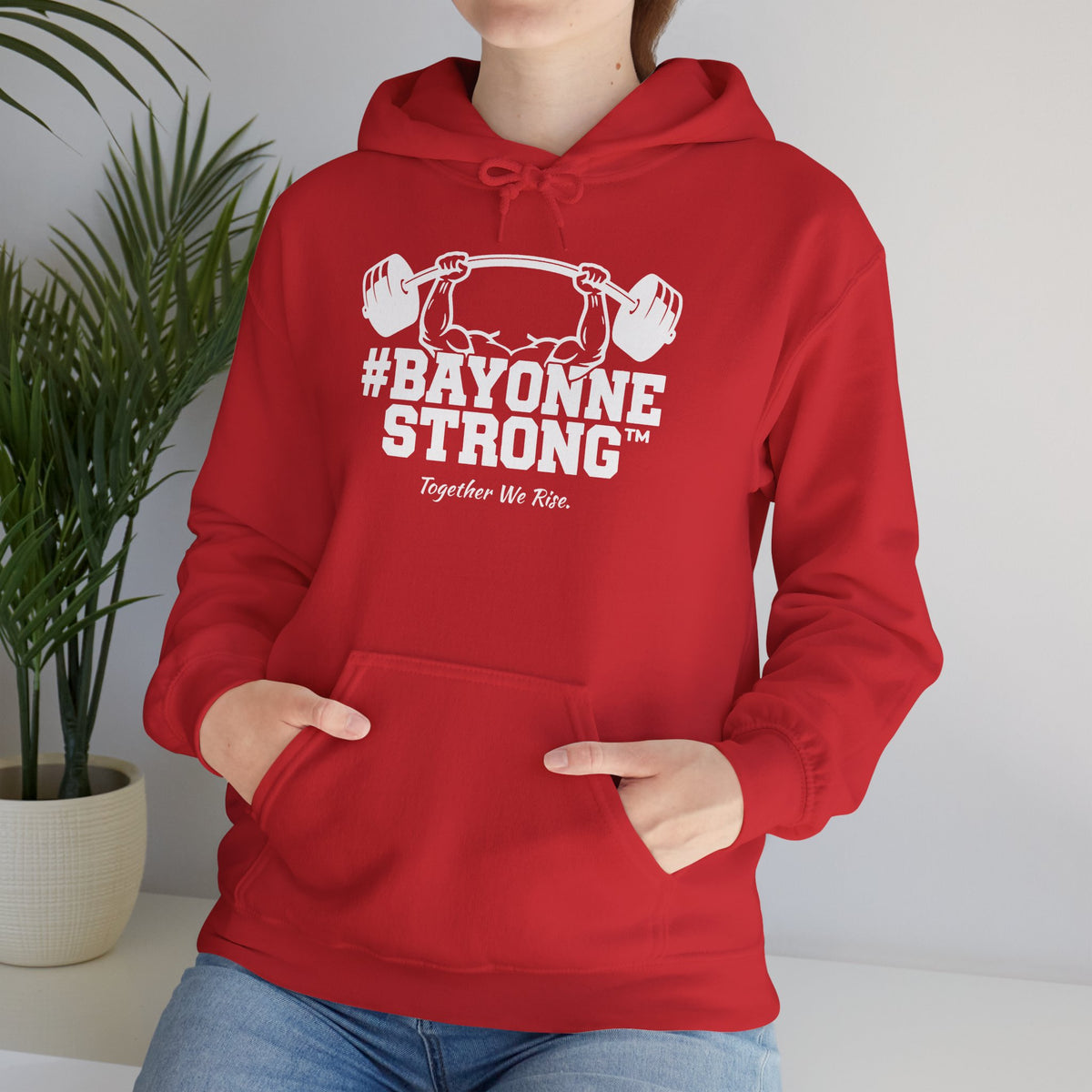 #BAYONNESTRONG™ Hoodie — "Together We Rise" Community Support Sweatshirt: A