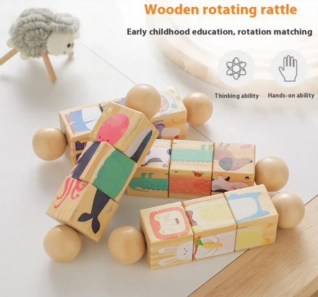 Handbell Wooden Animal Puzzle