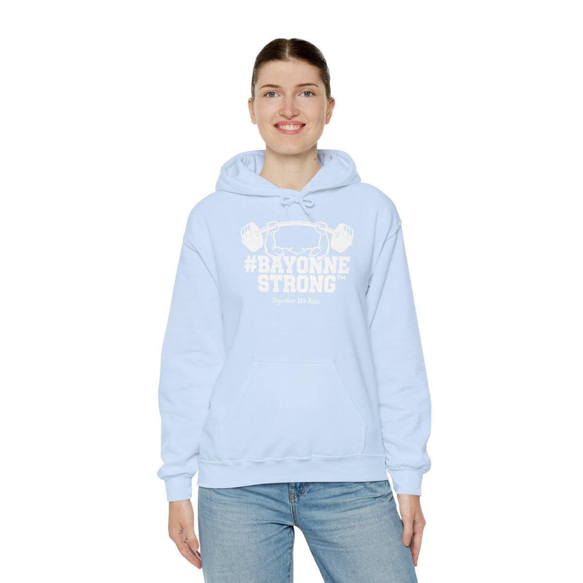 #BAYONNESTRONG™ Hoodie — "Together We Rise" Community Support Sweatshirt: A