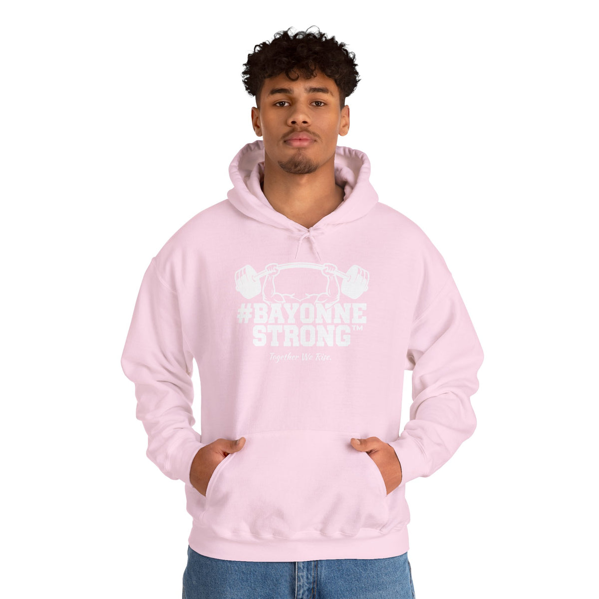 #BAYONNESTRONG™ Hoodie — "Together We Rise" Community Support Sweatshirt: A