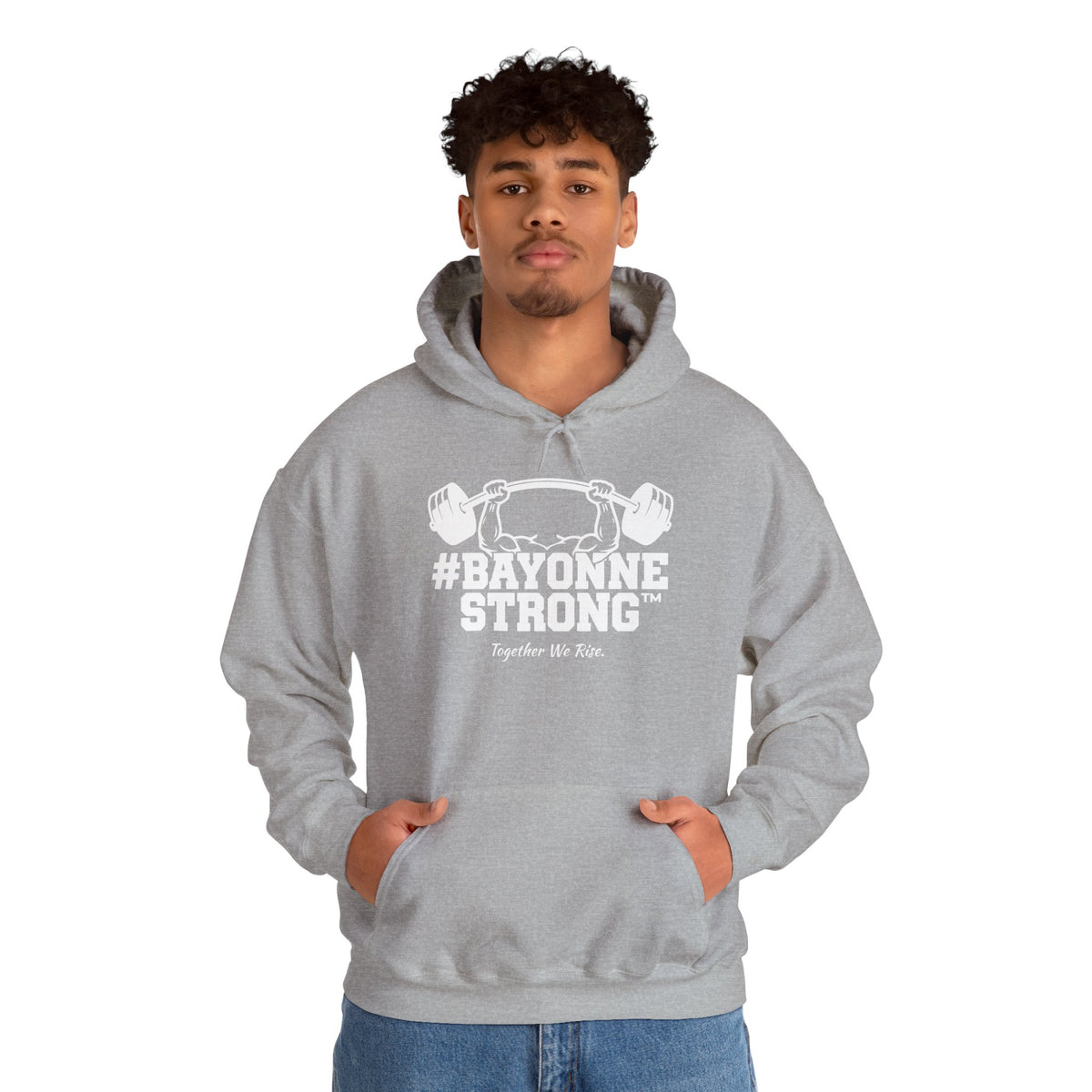 #BAYONNESTRONG™ Hoodie — "Together We Rise" Community Support Sweatshirt: A