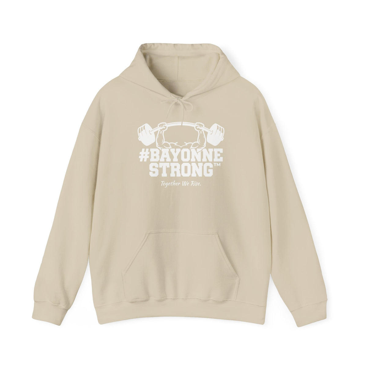 #BAYONNESTRONG™ Hoodie — "Together We Rise" Community Support Sweatshirt: A