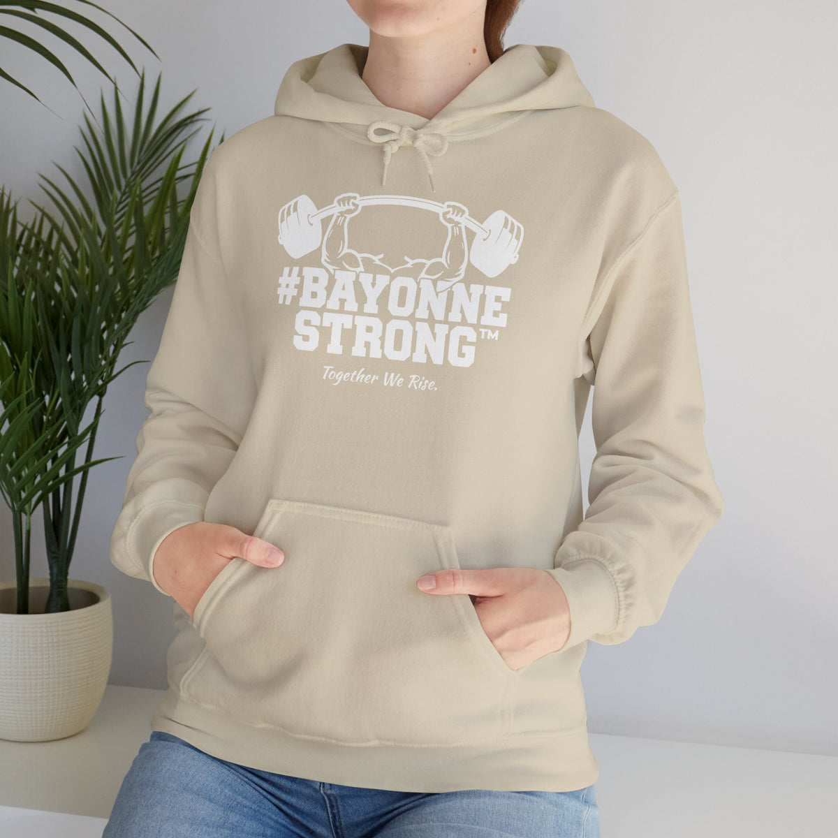 #BAYONNESTRONG™ Hoodie — "Together We Rise" Community Support Sweatshirt: A