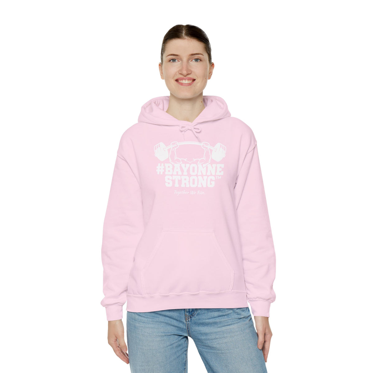 #BAYONNESTRONG™ Hoodie — "Together We Rise" Community Support Sweatshirt: A