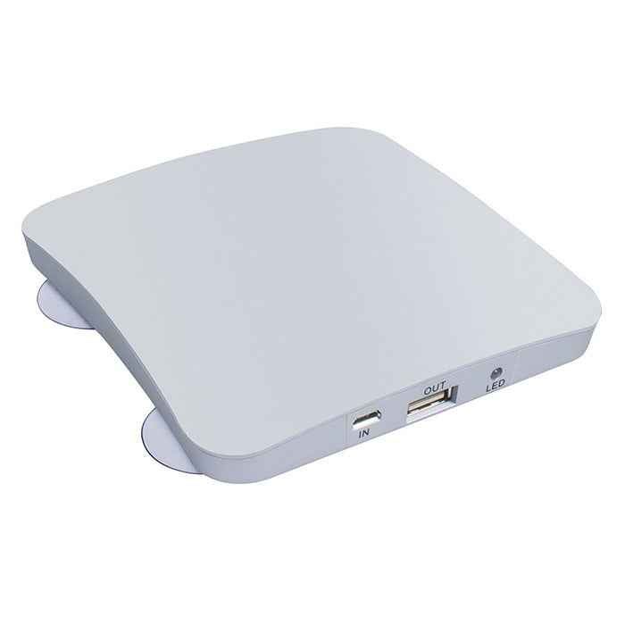 Solar-Powered Suction Portable Charger (Power Bank)
