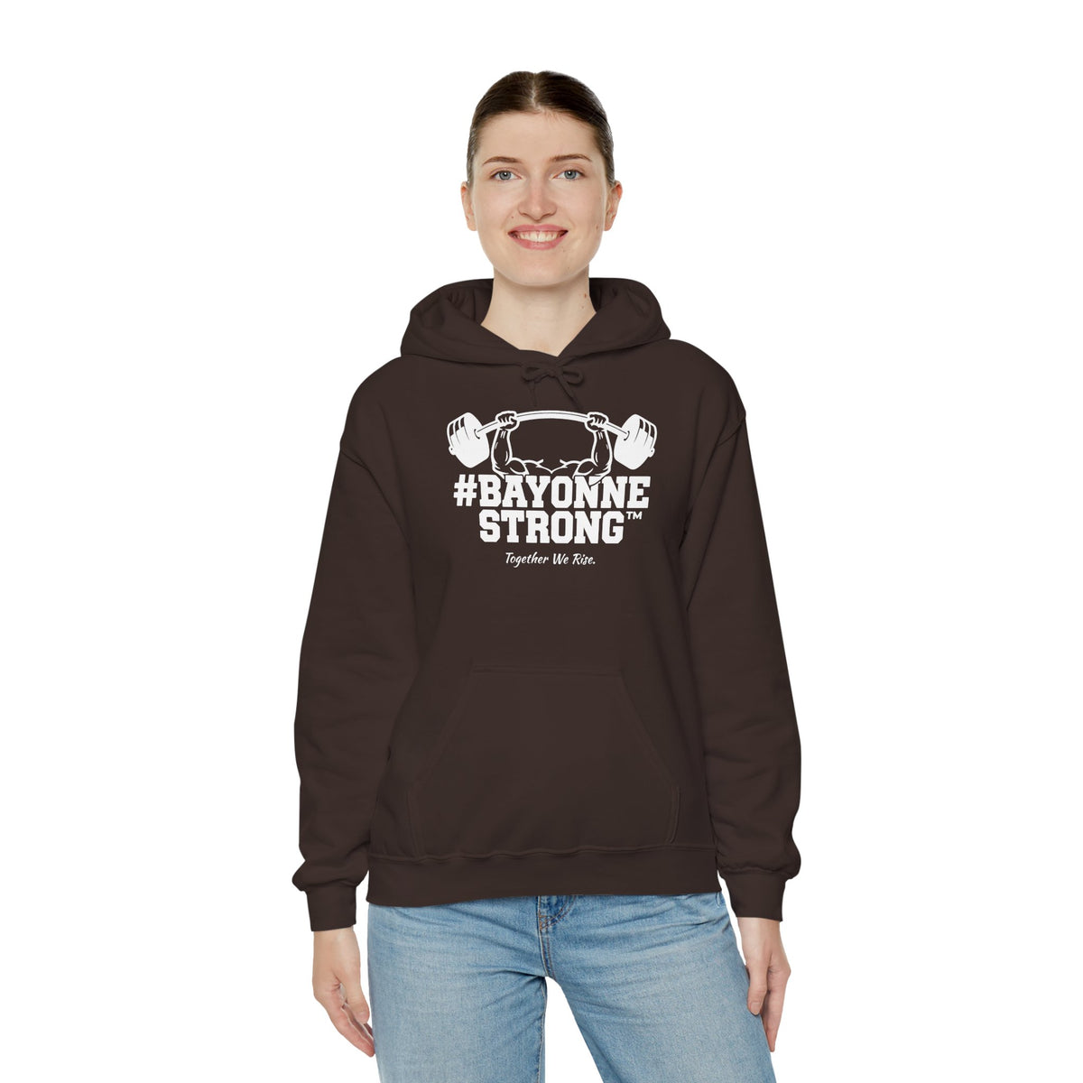 #BAYONNESTRONG™ Hoodie — "Together We Rise" Community Support Sweatshirt: A