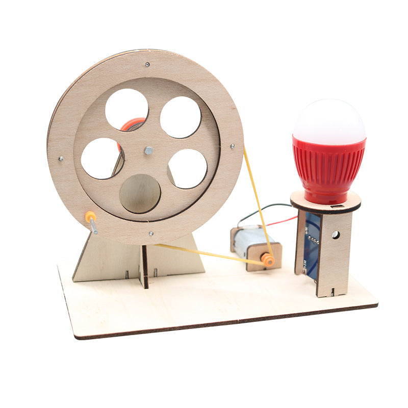 DIY Mini Hand Crank Generator Science Experiment Kit