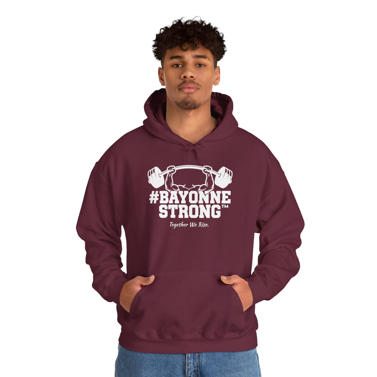 #BAYONNESTRONG™ Hoodie — "Together We Rise" Community Support Sweatshirt: A