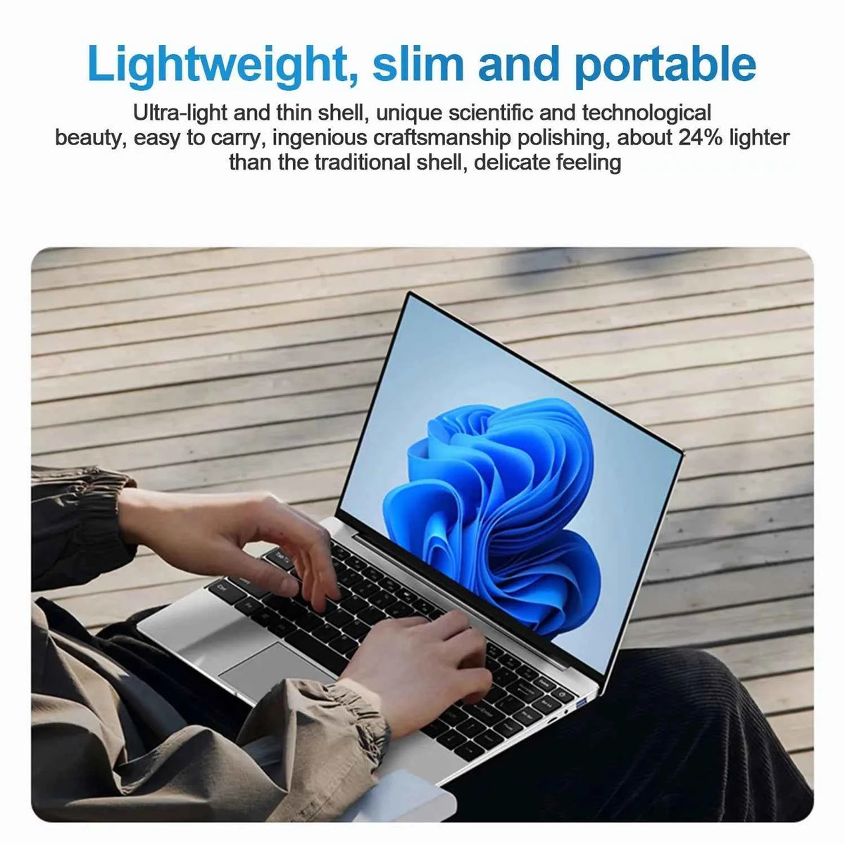 14.1" Laptop – Intel 4405U, 16GB RAM, Windows 11 Pro, Ultra Slim