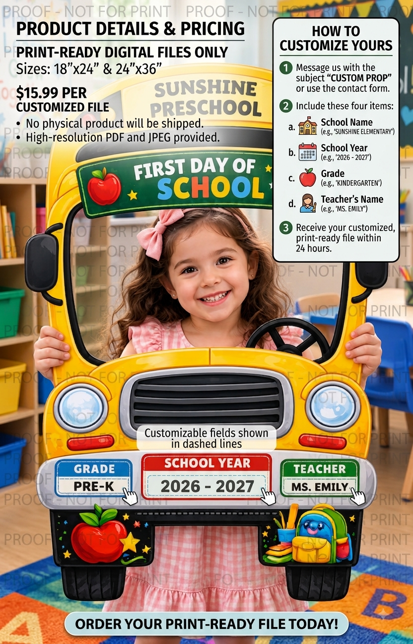 Custom Bus Prop – Print & Mount