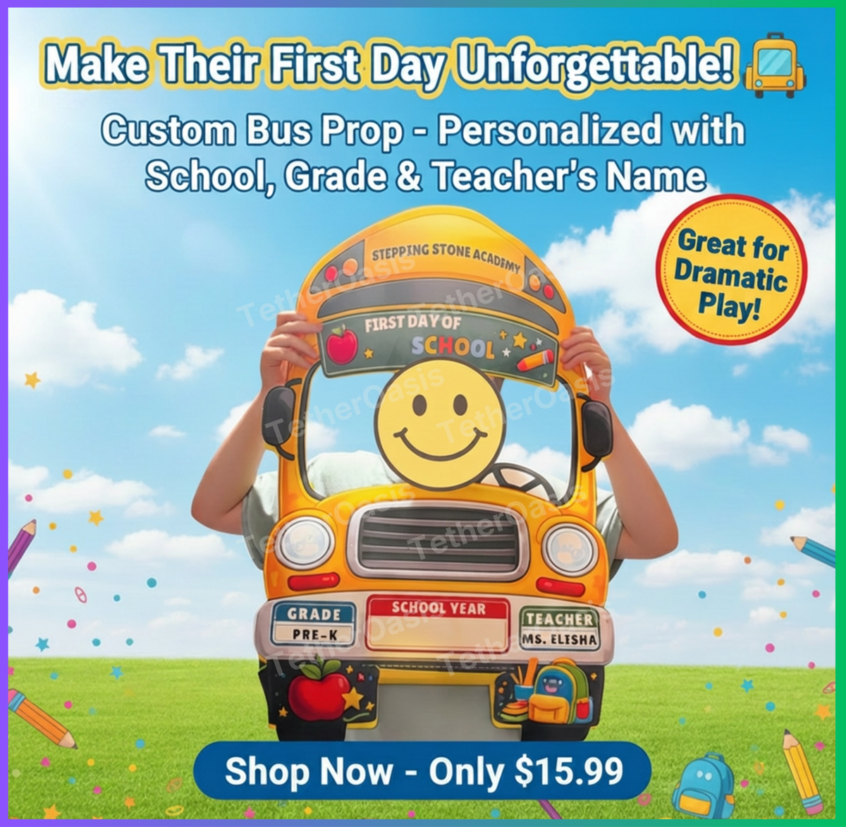Custom Bus Prop – Print & Mount