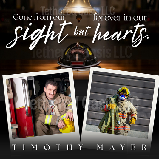 Firefighter Memorial Tribute Poster – Honoring a Loved One