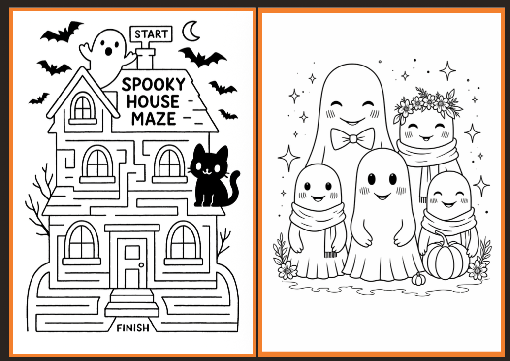 Halloween Activity Book | 256 Pages of Printable Fun