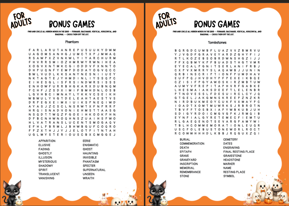 Halloween Activity Book | 256 Pages of Printable Fun