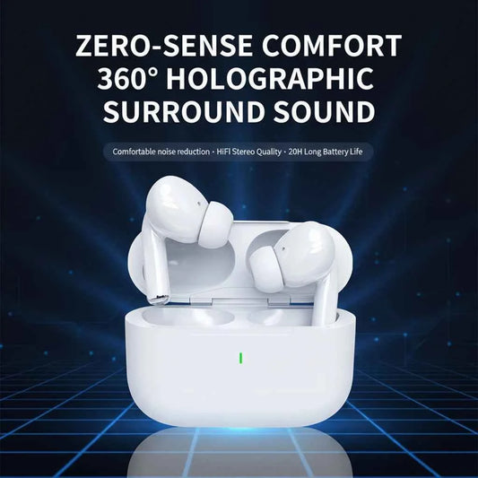 Pro Wireless Earbuds – Bluetooth 5.1, Waterproof, Touch Control & Mic