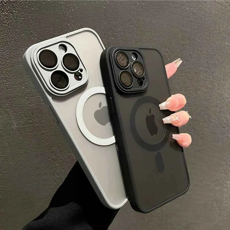 Matte MagSafe iPhone Case — Shockproof, Anti-Fingerprint, Slim Fit