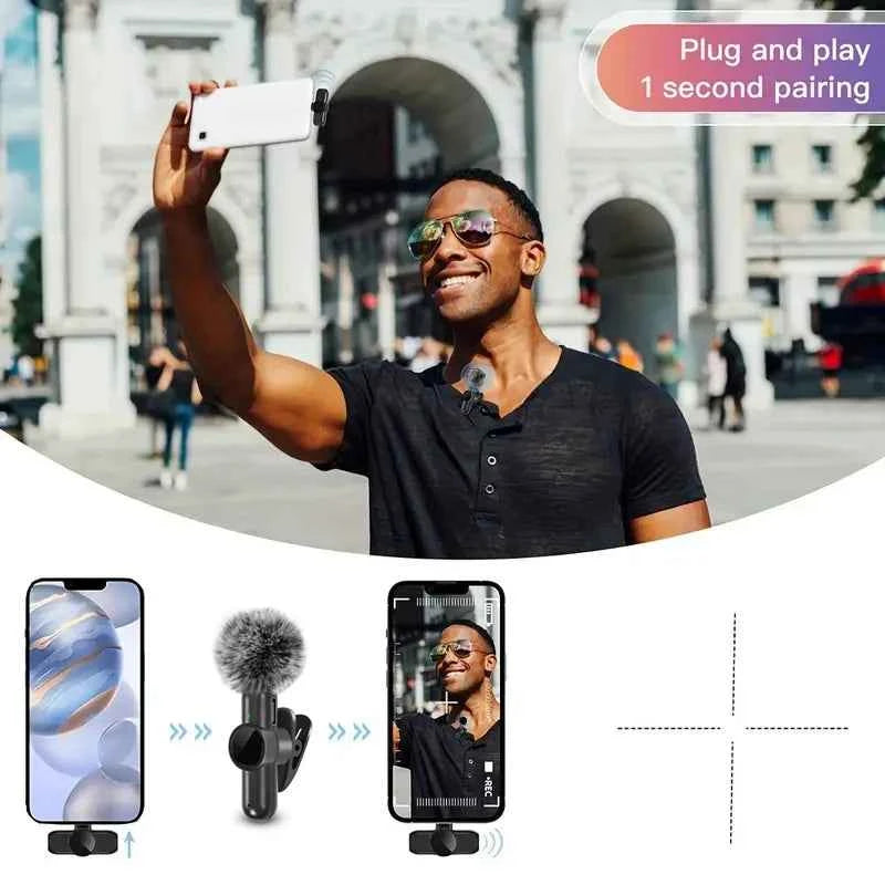 Wireless  Microphone for iPhone & Android