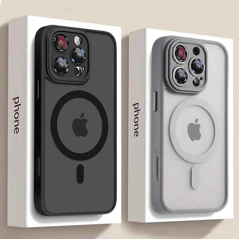 Matte MagSafe iPhone Case — Shockproof, Anti-Fingerprint, Slim Fit