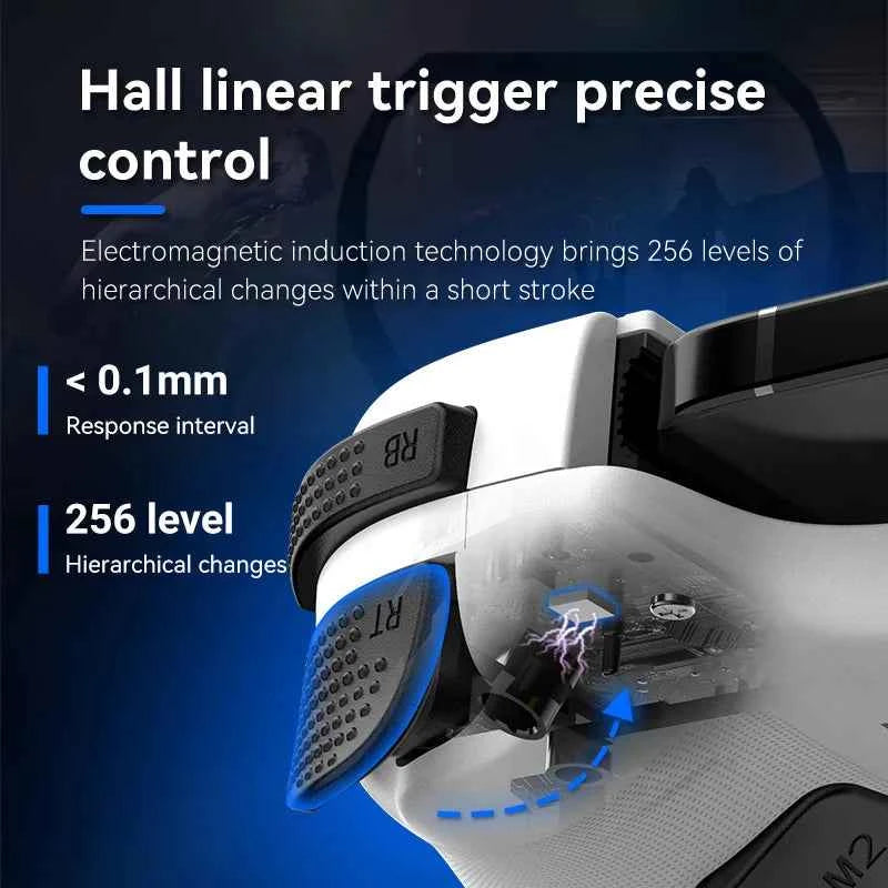 Telescopic Wireless Gamepad Controller – Bluetooth 5.2, Hall Effect Joystick, Switch/Android/iOS/PS3/PS4/Xbox