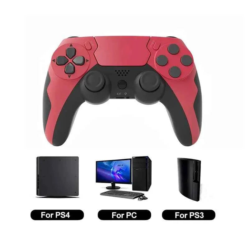 Wireless Gamepad with Six-Axis Gyroscope & Dual Vibration for PS4, PS3 & PC