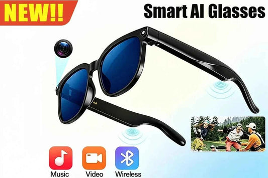 AI Smart Glasses – 4K Camera, Bluetooth 5.3, Real-Time AI Translation