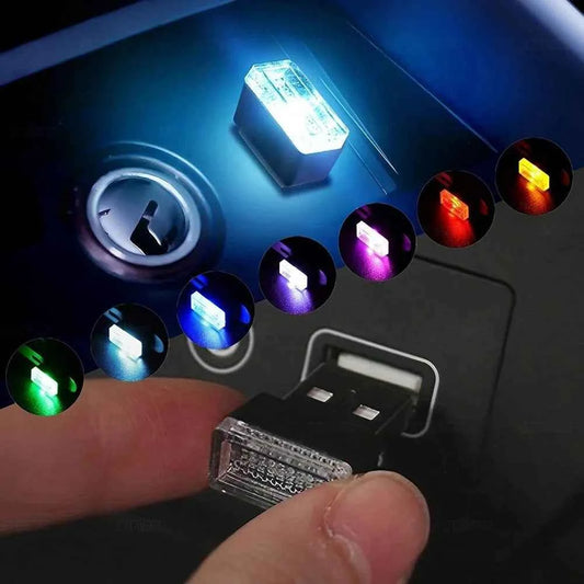 Mini USB LED Ambient Light – Plug & Play Lamp for Car, Laptop & Power Bank