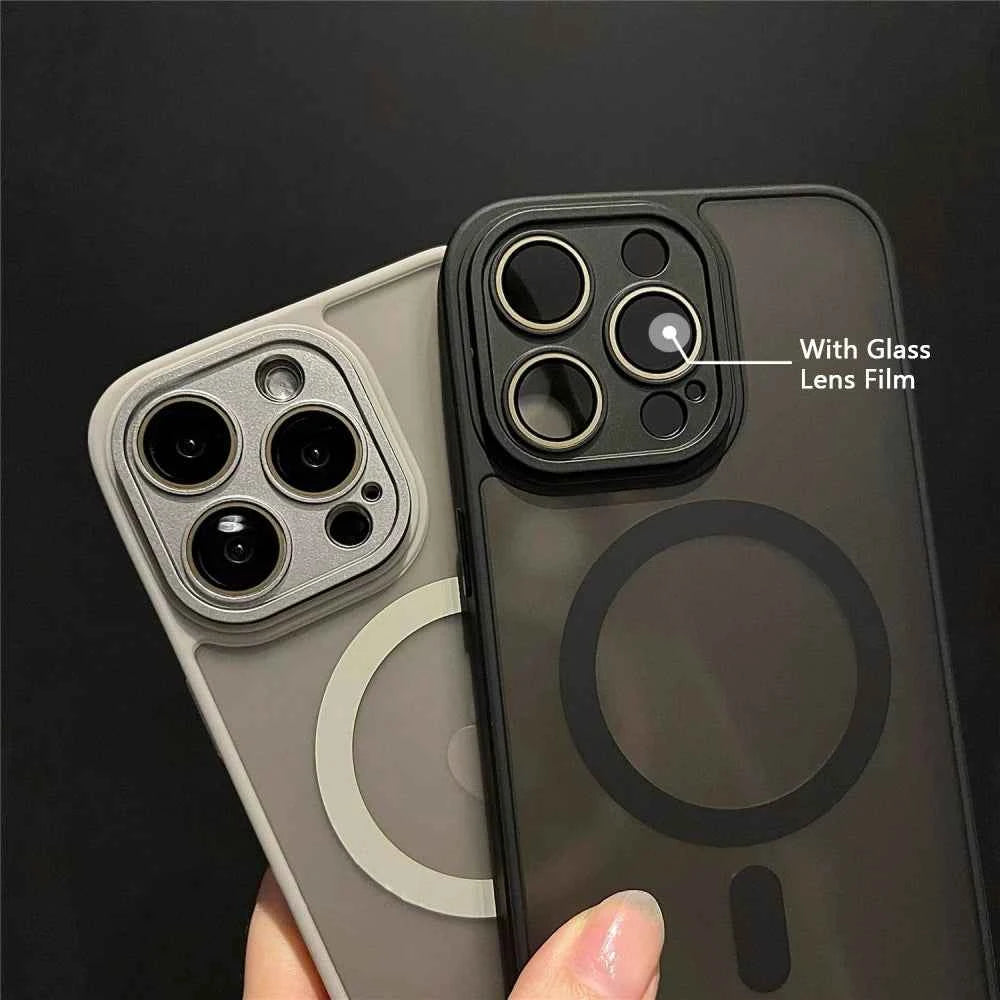 Matte MagSafe iPhone Case — Shockproof, Anti-Fingerprint, Slim Fit