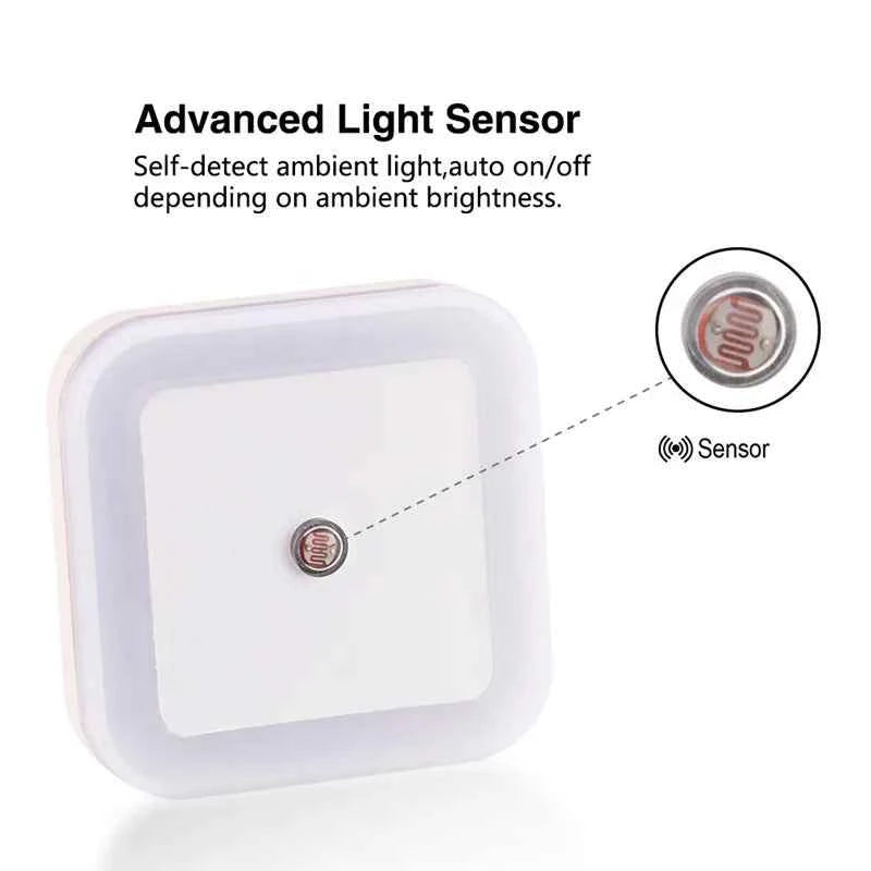 LED Plug-In Night Light with Auto Light Sensor