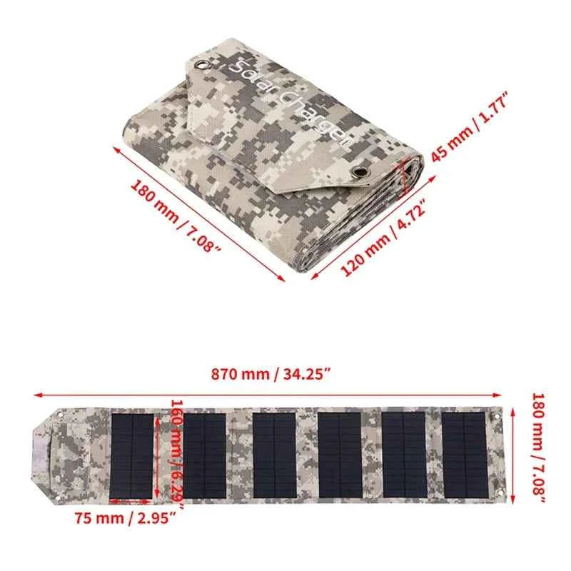 Folding Solar Panel – Portable USB Charger