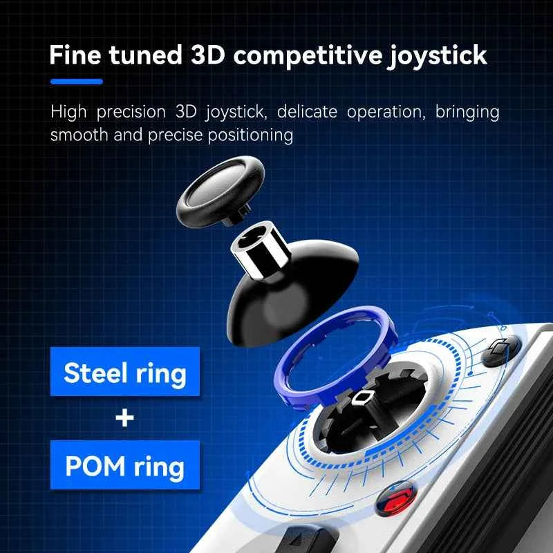 Telescopic Wireless Gamepad Controller – Bluetooth 5.2, Hall Effect Joystick, Switch/Android/iOS/PS3/PS4/Xbox