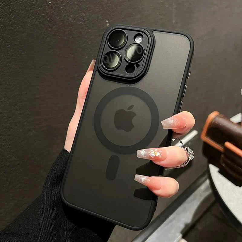 Matte MagSafe iPhone Case — Shockproof, Anti-Fingerprint, Slim Fit