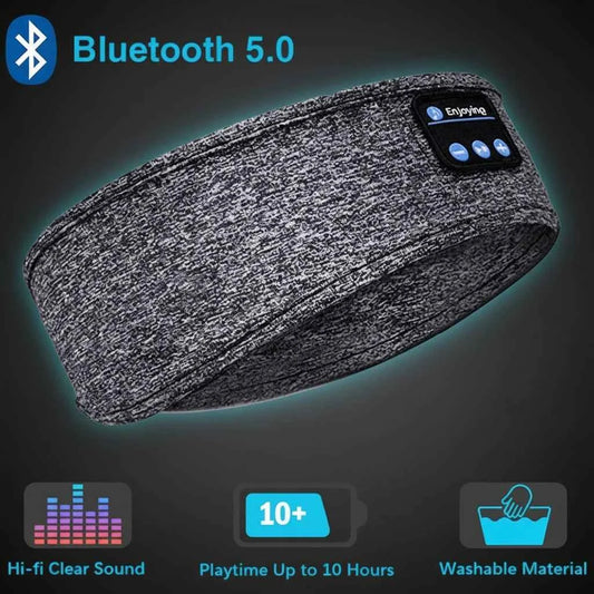 Bluetooth Sleep Headband – Built-In Speakers, Eye Mask, Noise Cancelling
