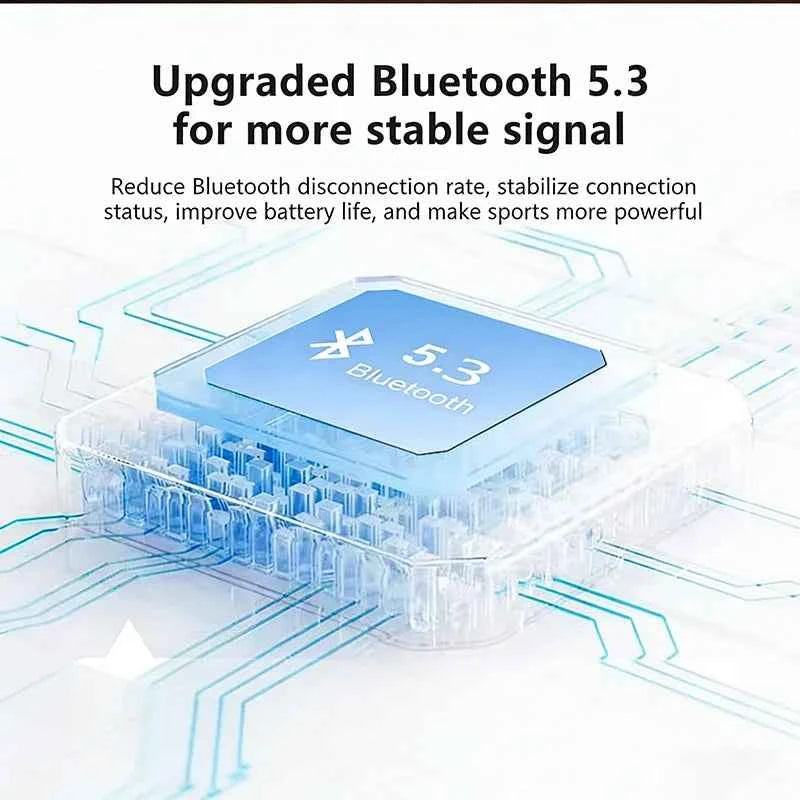 Pro Wireless Earbuds – Bluetooth 5.1, Waterproof, Touch Control & Mic
