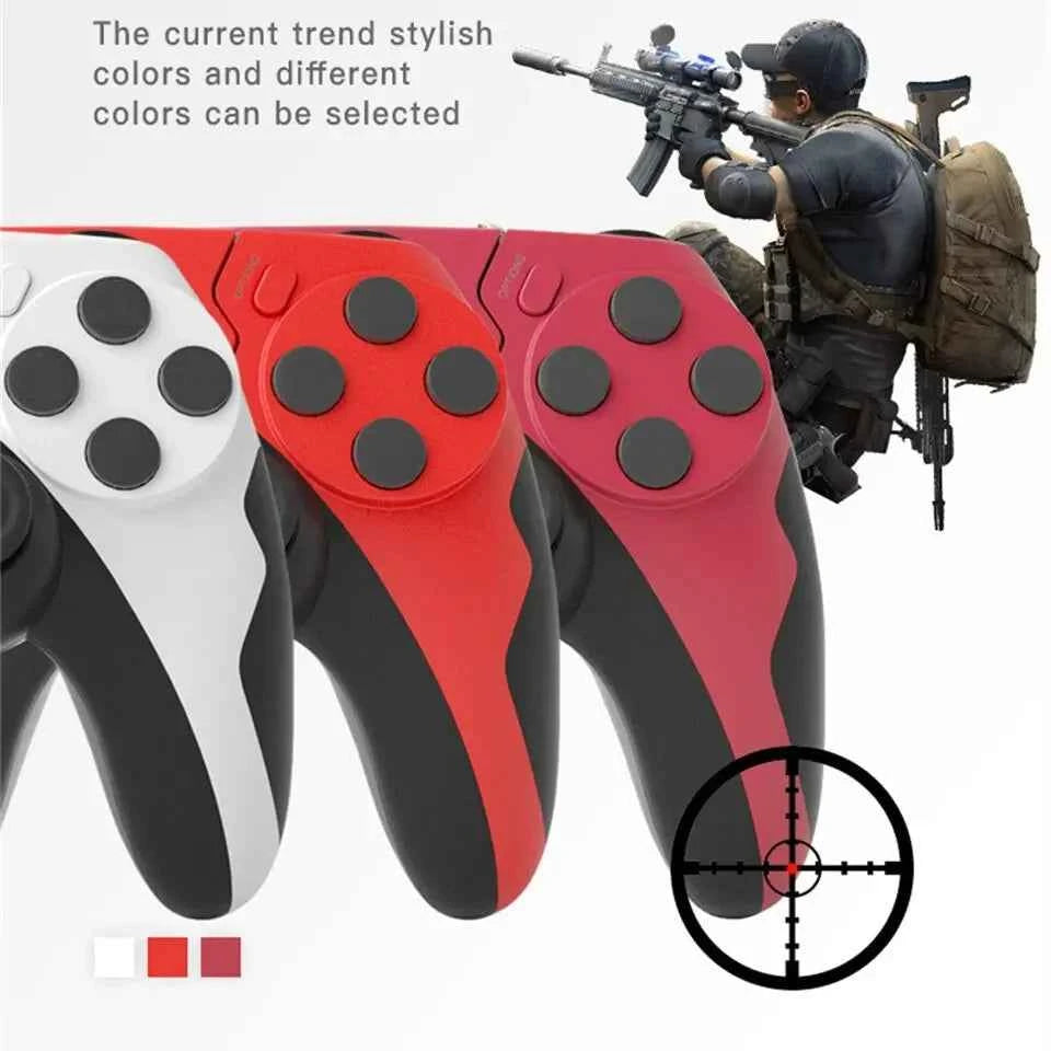 Wireless Gamepad with Six-Axis Gyroscope & Dual Vibration for PS4, PS3 & PC