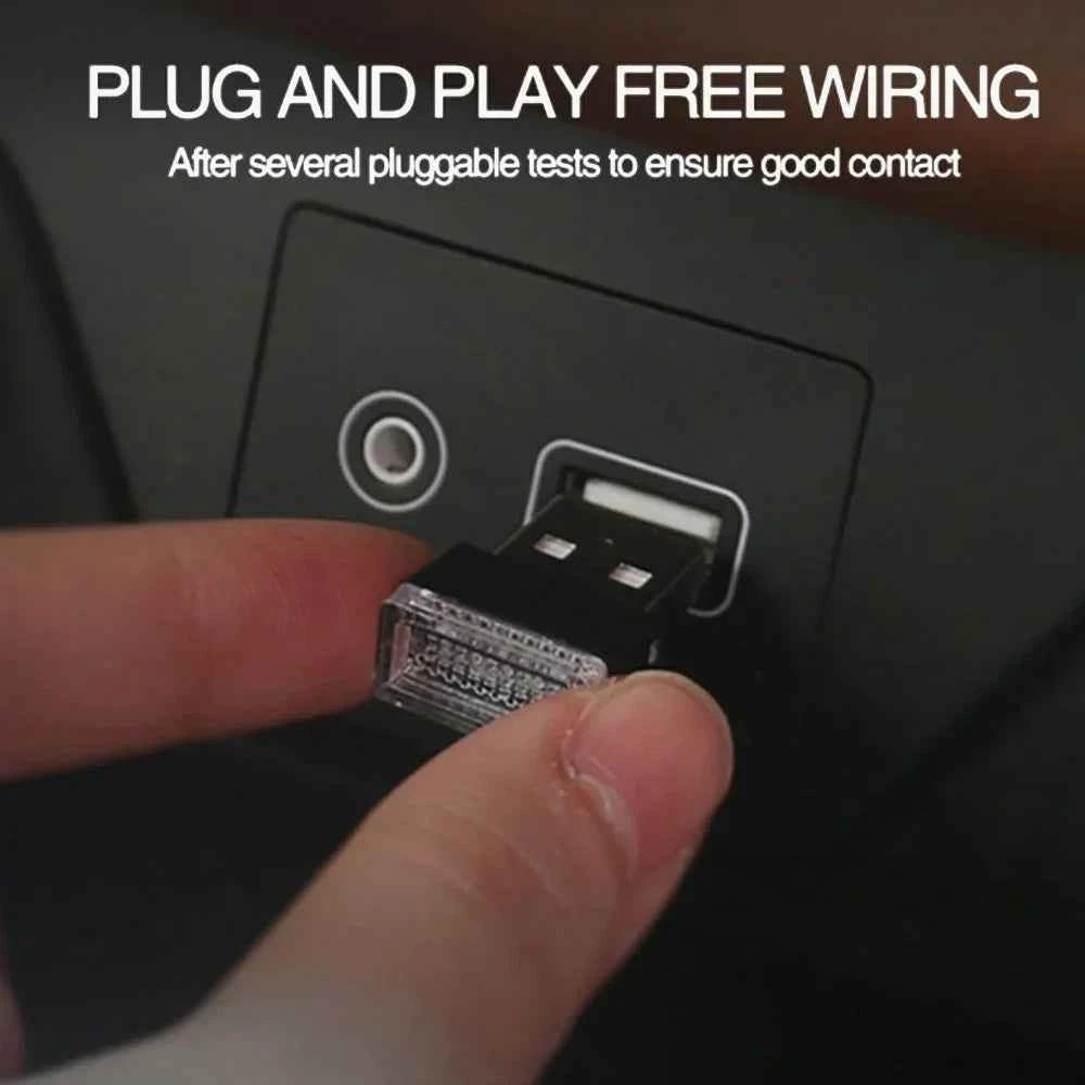 Mini USB LED Ambient Light – Plug & Play Lamp for Car, Laptop & Power Bank