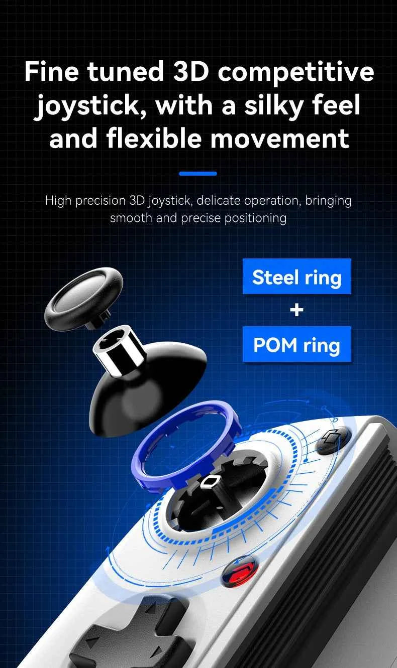 Telescopic Wireless Gamepad Controller – Bluetooth 5.2, Hall Effect Joystick, Switch/Android/iOS/PS3/PS4/Xbox