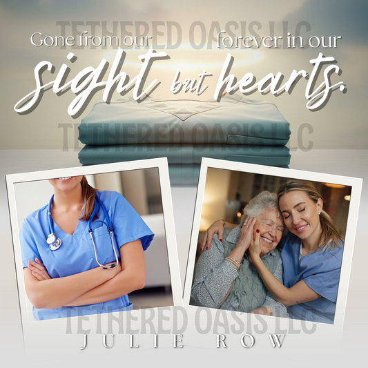 Healthcare Worker Memorial Tribute Poster – Honoring a Loved One