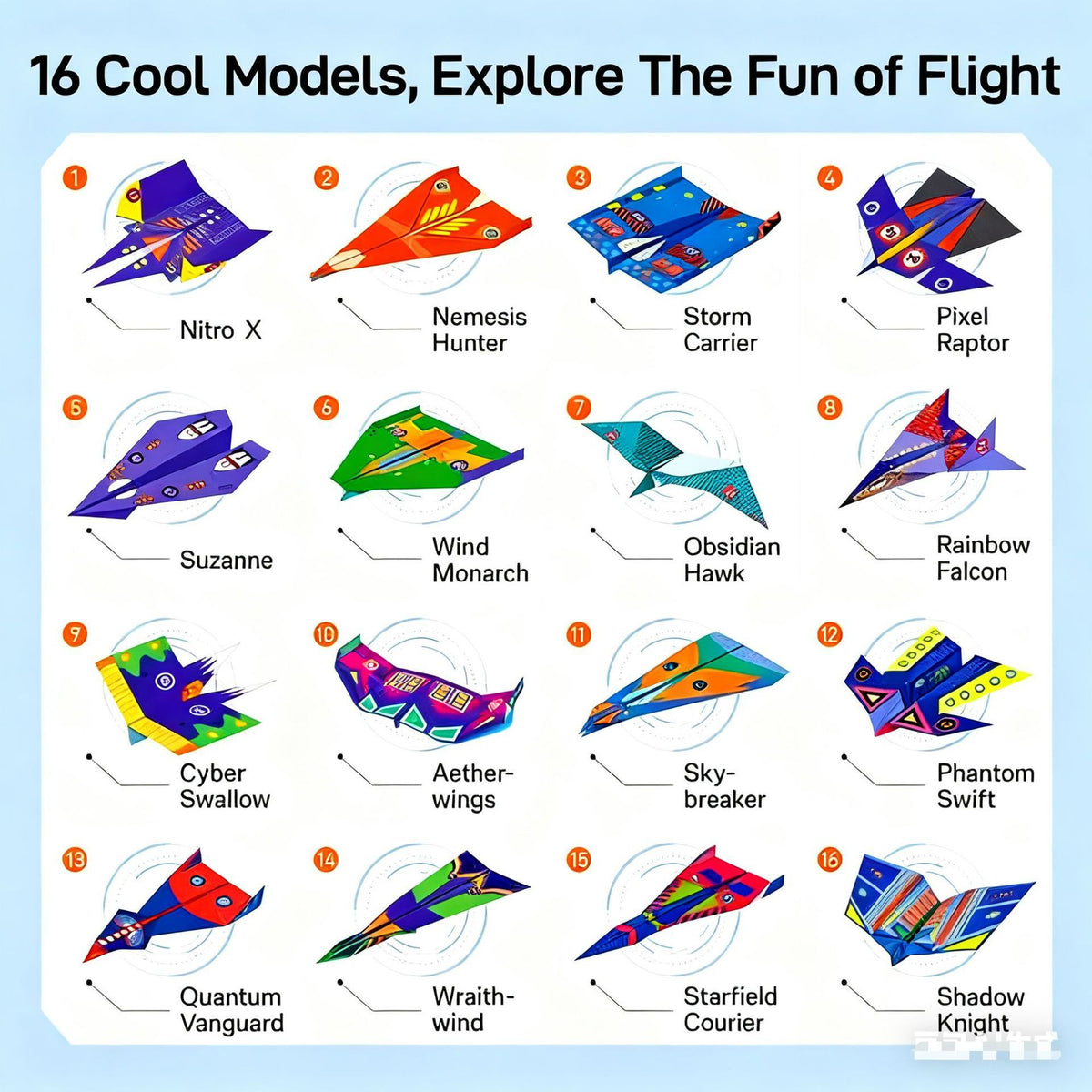 DIY Paper Airplane  16 models