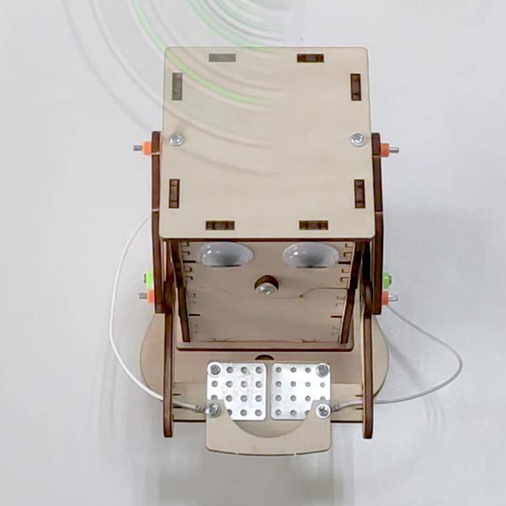 Robot Coin-Eating Wooden DIY Model for STEM Education