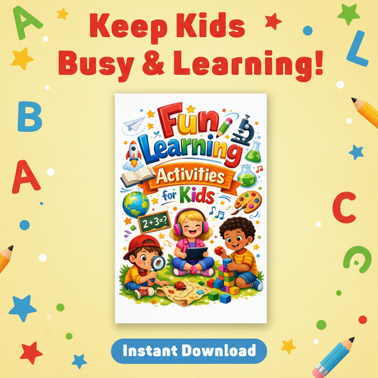 Fun Learning Activities for Kids Ad